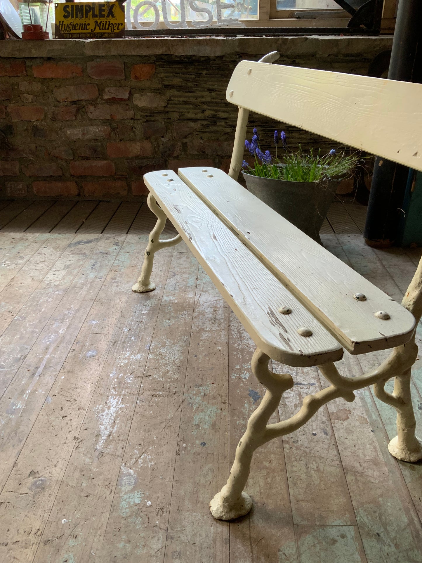 ビクトリアン アイアンベンチ