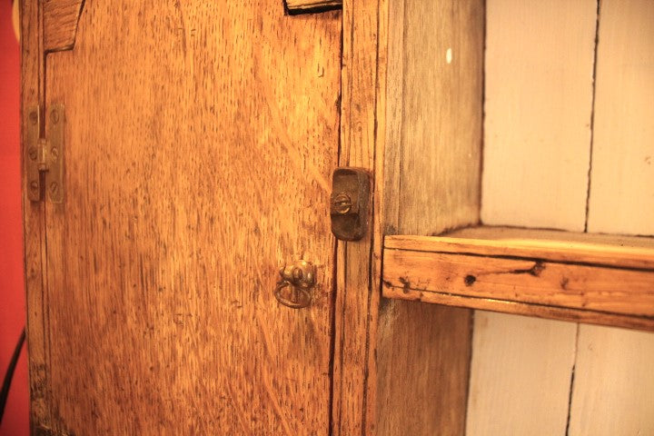 オーク　カップボード