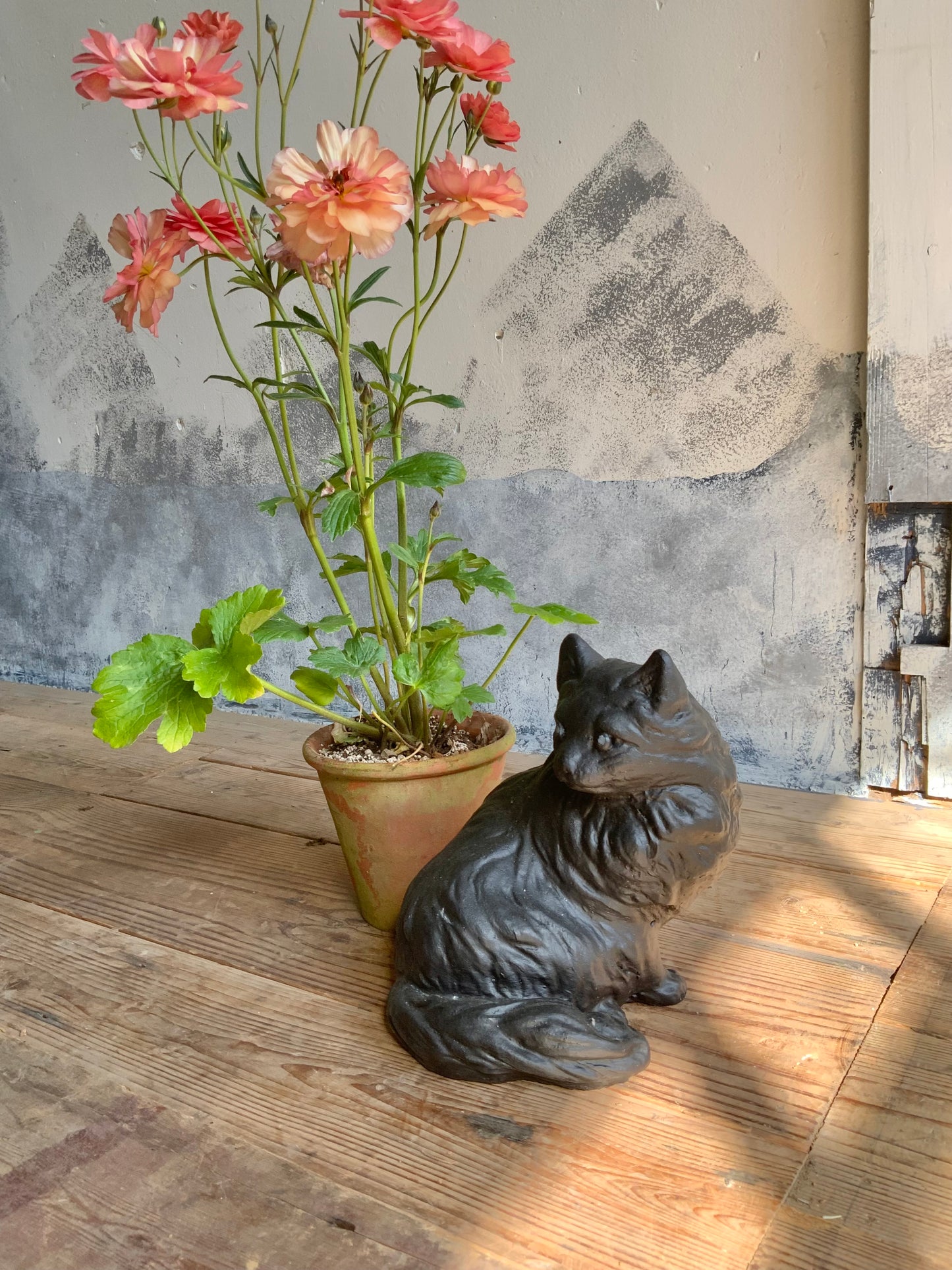 オブジェ　black cat