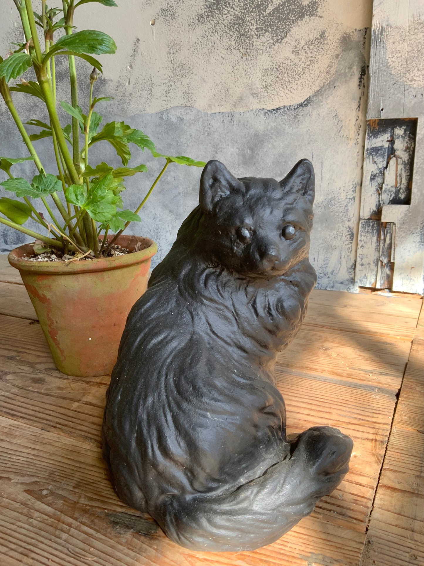 オブジェ　black cat