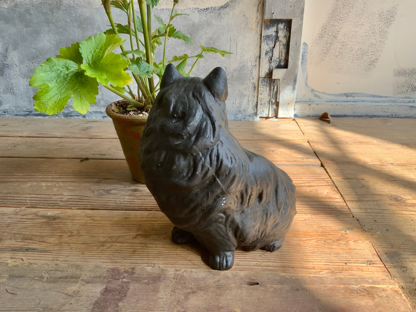 オブジェ　black cat