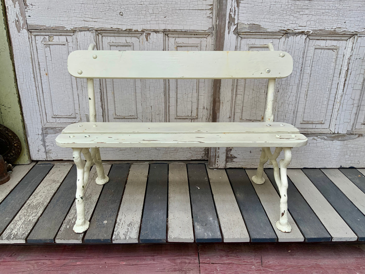 ビクトリアン アイアンベンチ