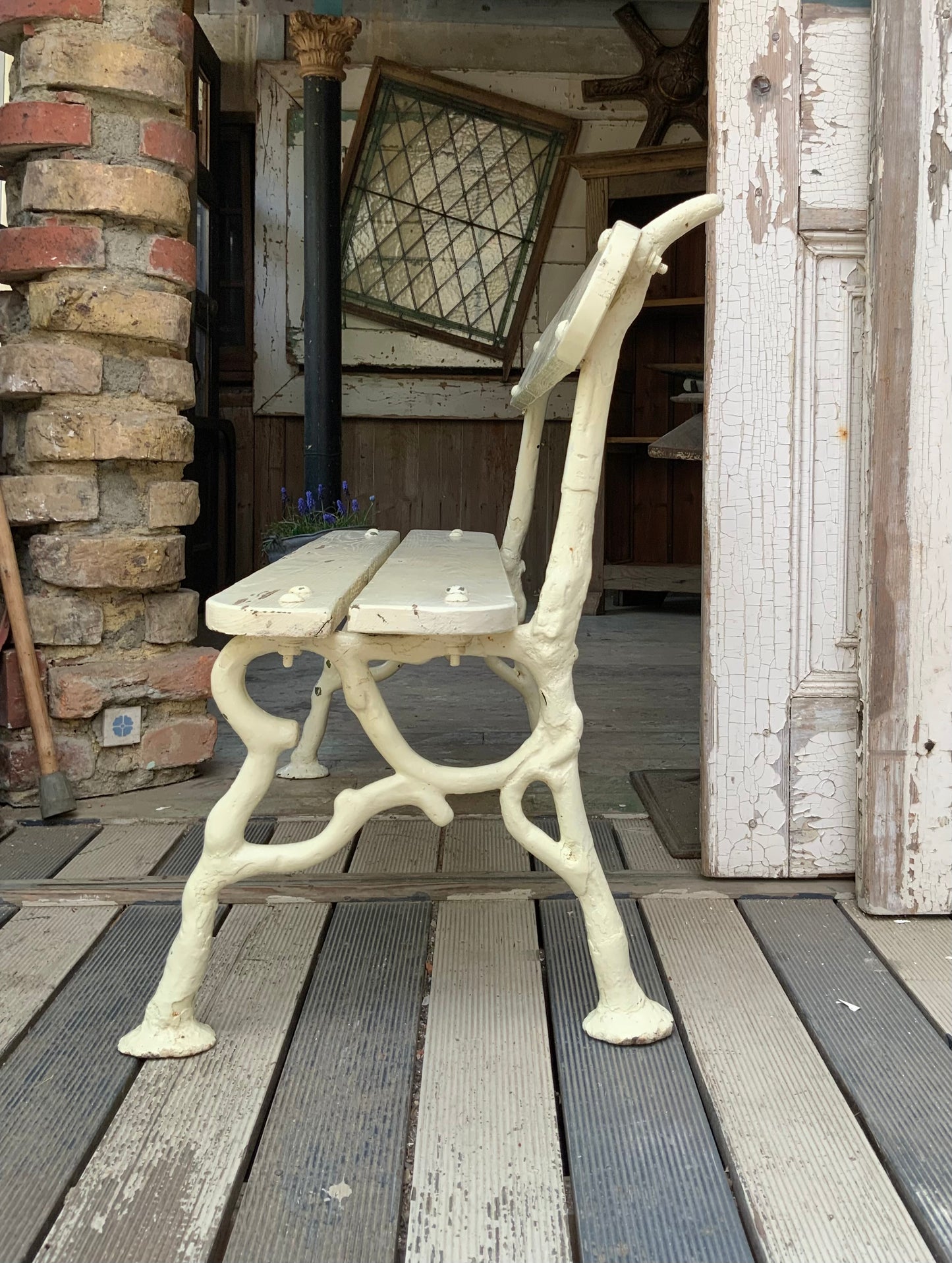 ビクトリアン アイアンベンチ