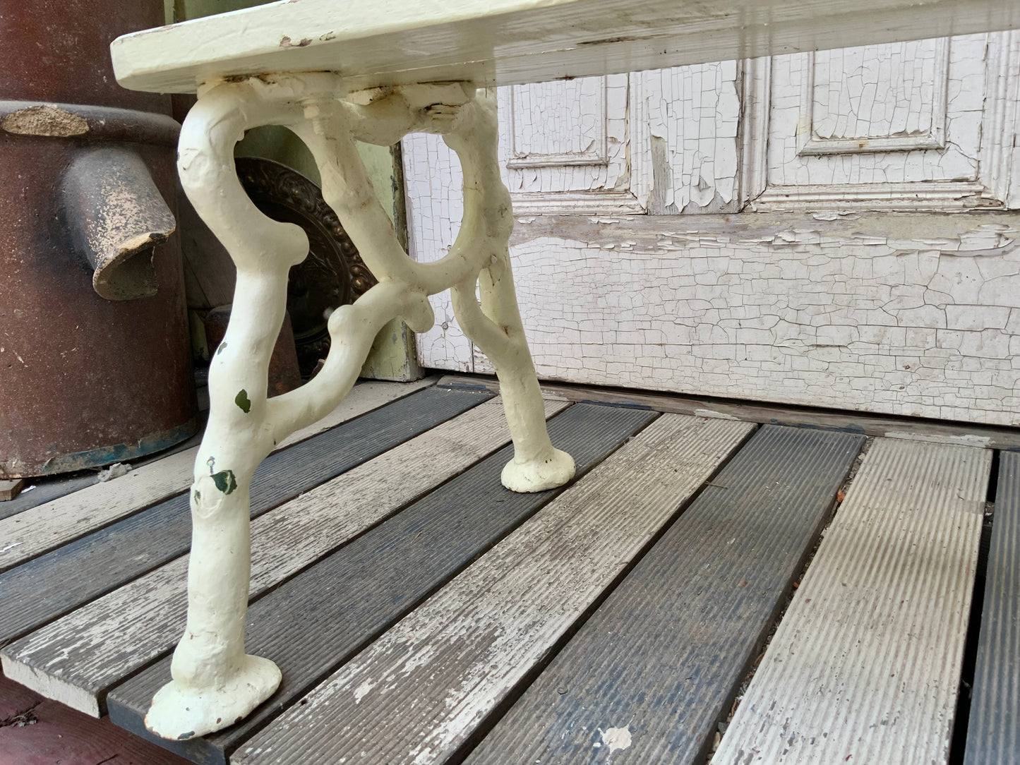 ビクトリアン アイアンベンチ