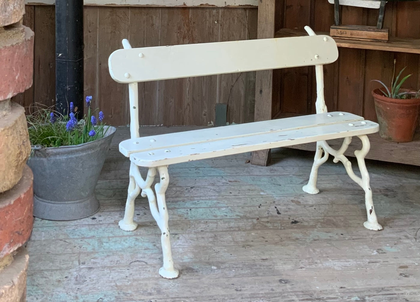 ビクトリアン アイアンベンチ