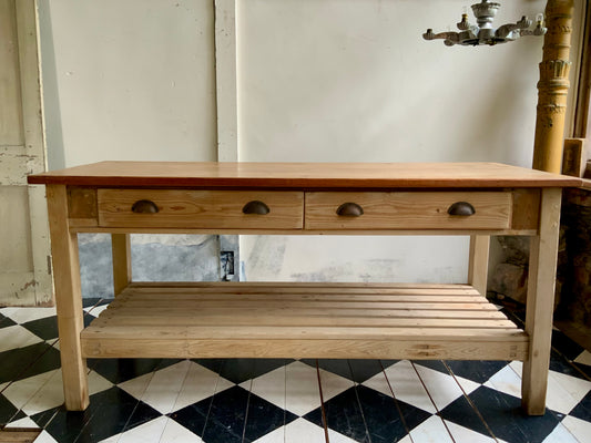 オールドパイン　キッチンテーブル