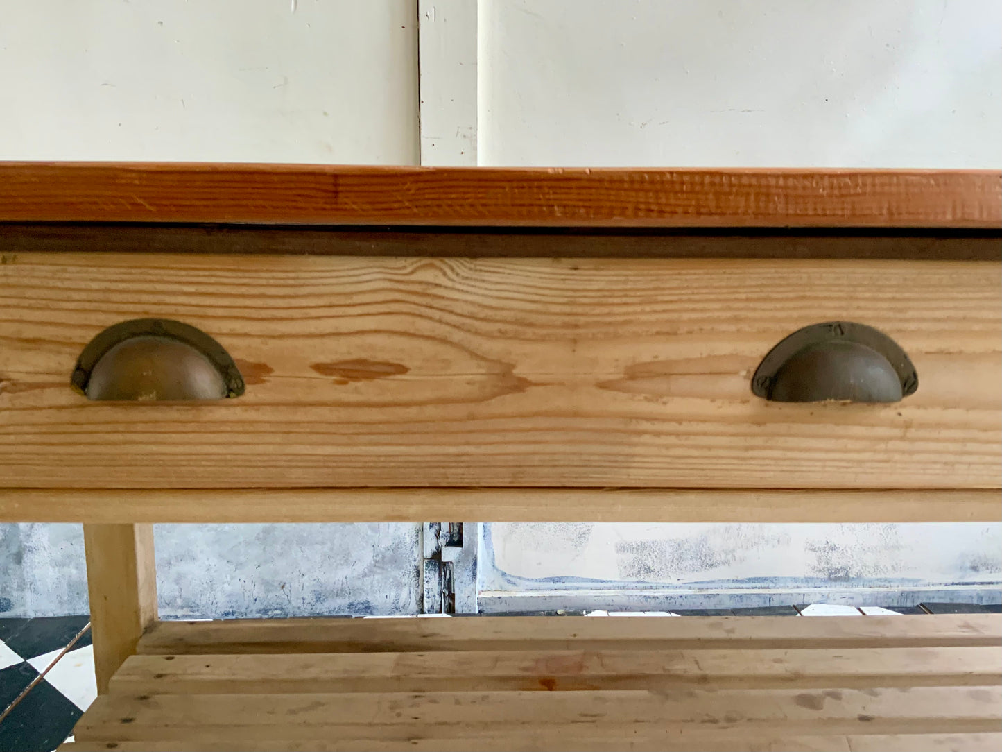 オールドパイン　キッチンテーブル