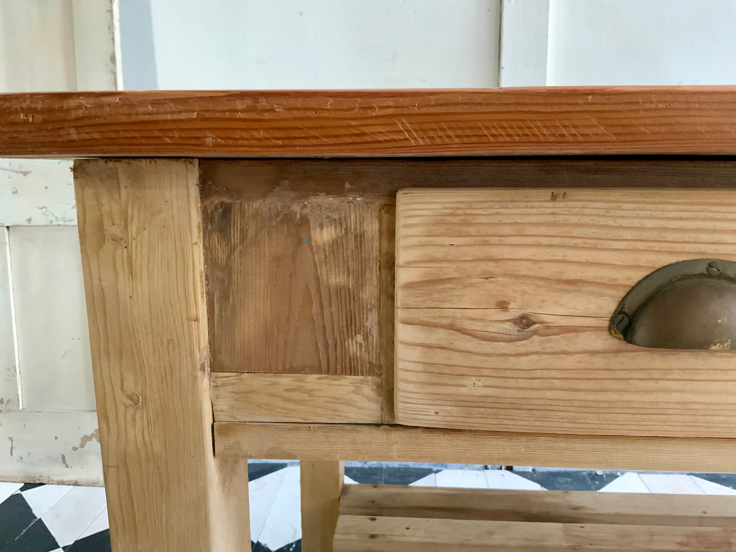 オールドパイン　キッチンテーブル