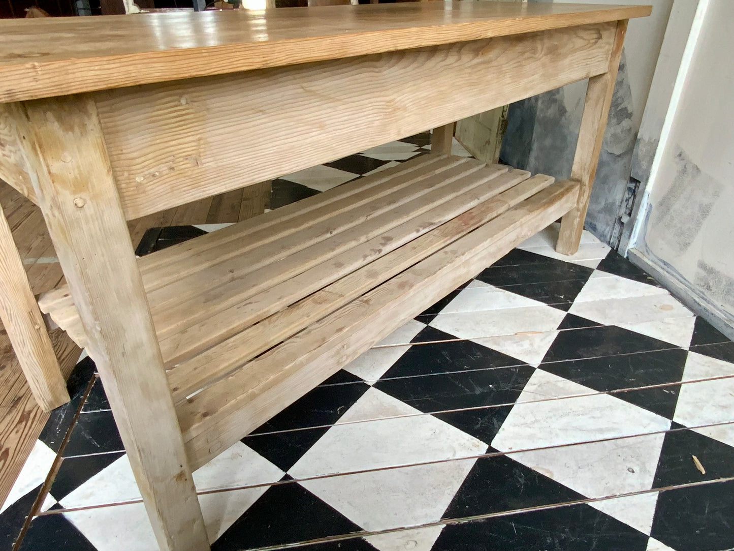 オールドパイン　キッチンテーブル