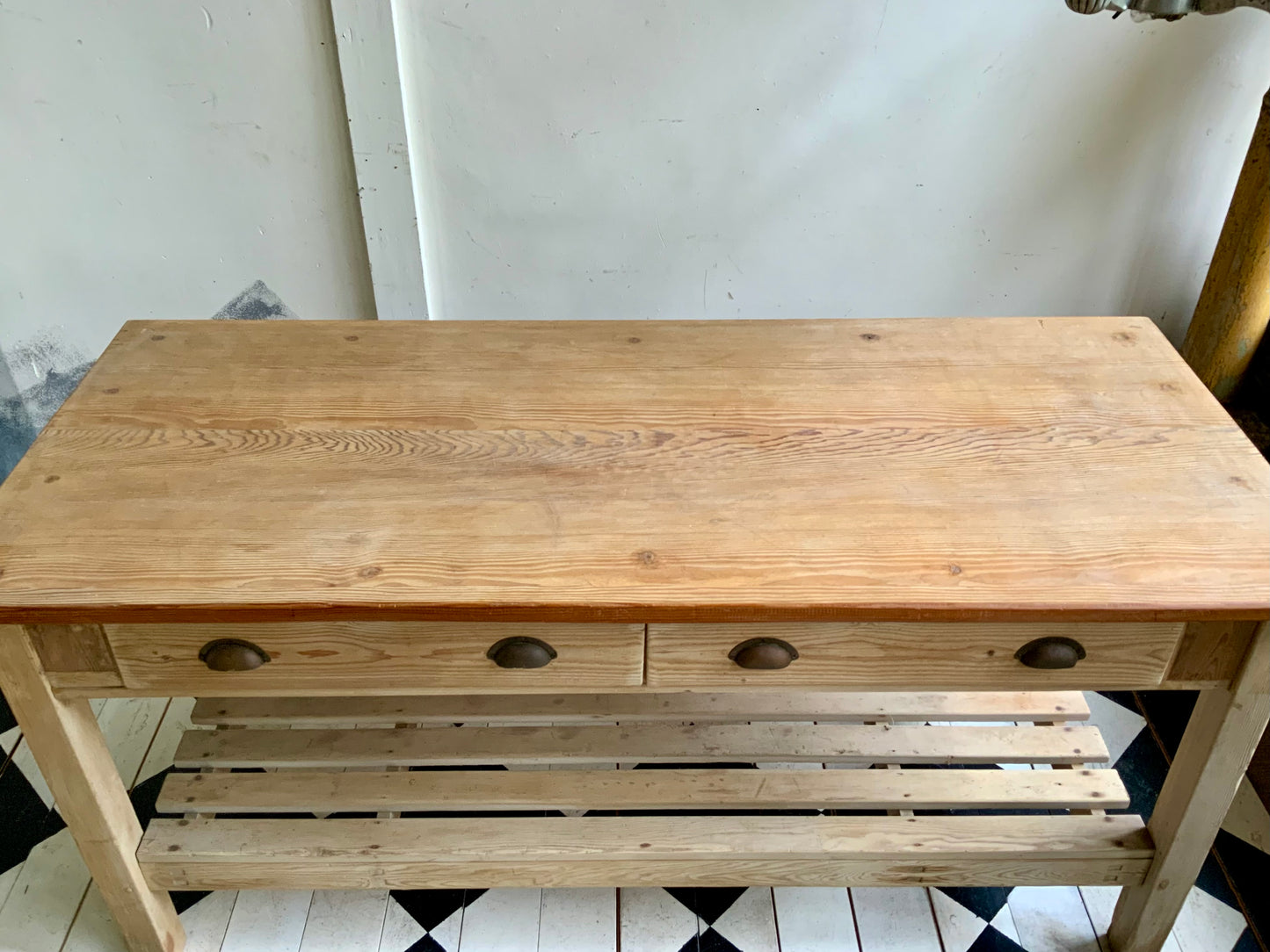 オールドパイン　キッチンテーブル
